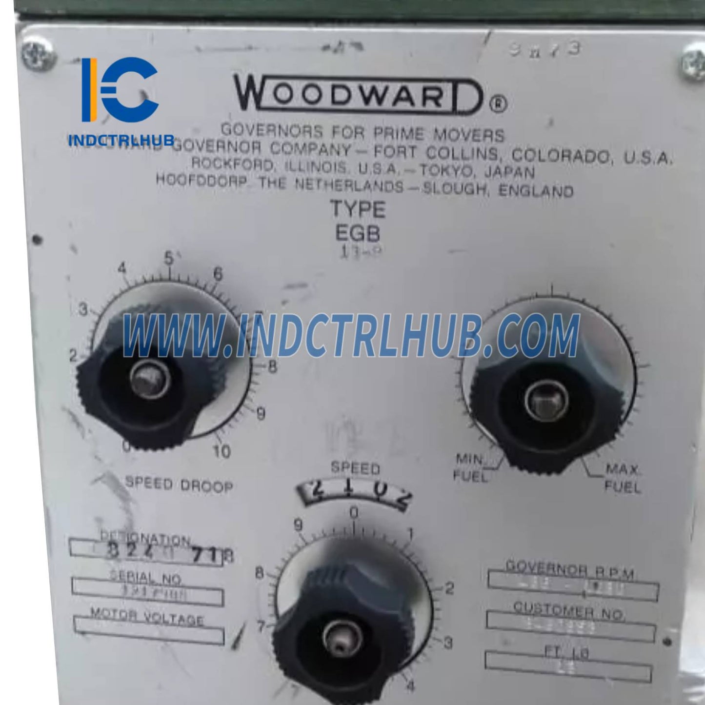 Woodward EGB-13P Governor Actuator
