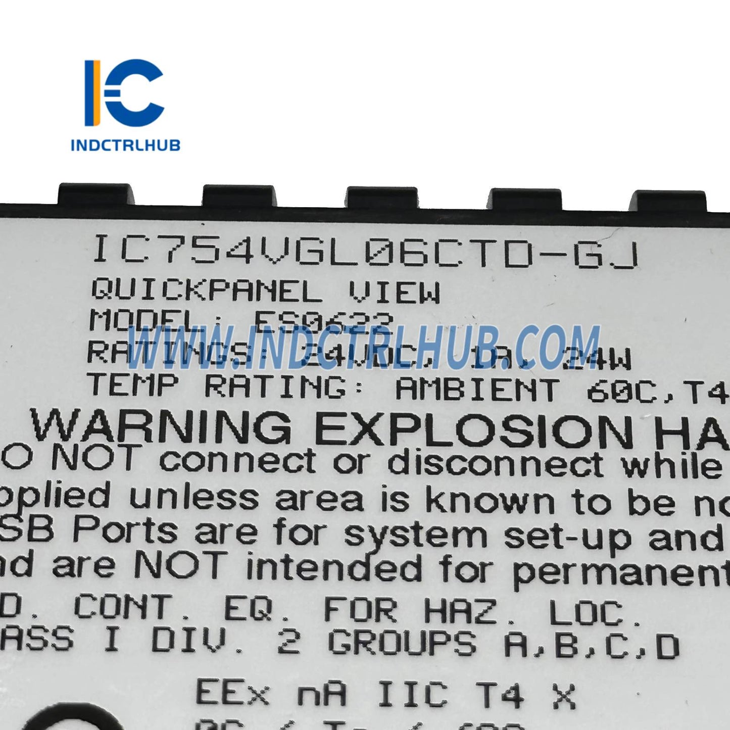 GE ES0622 6-Zoll QuickPanel View Touchscreen-Display