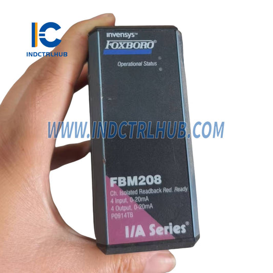 Foxboro FBM208 P0914TB 0 és 20 mA Bemeneti/Kimeneti modul
