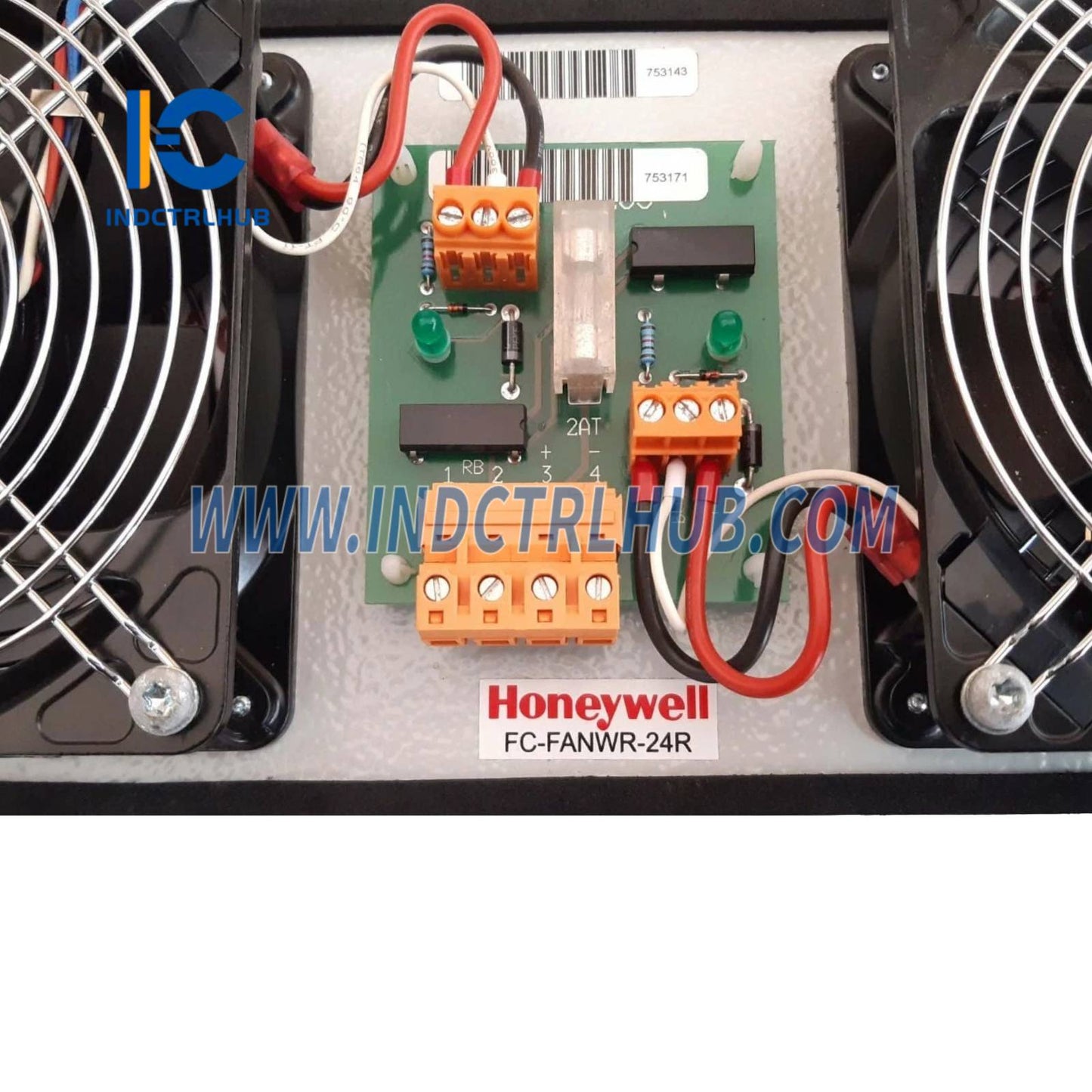 יחידת מאוורר Honeywell FC-FANWR-24R 24 V DC עם קריאת חזרה