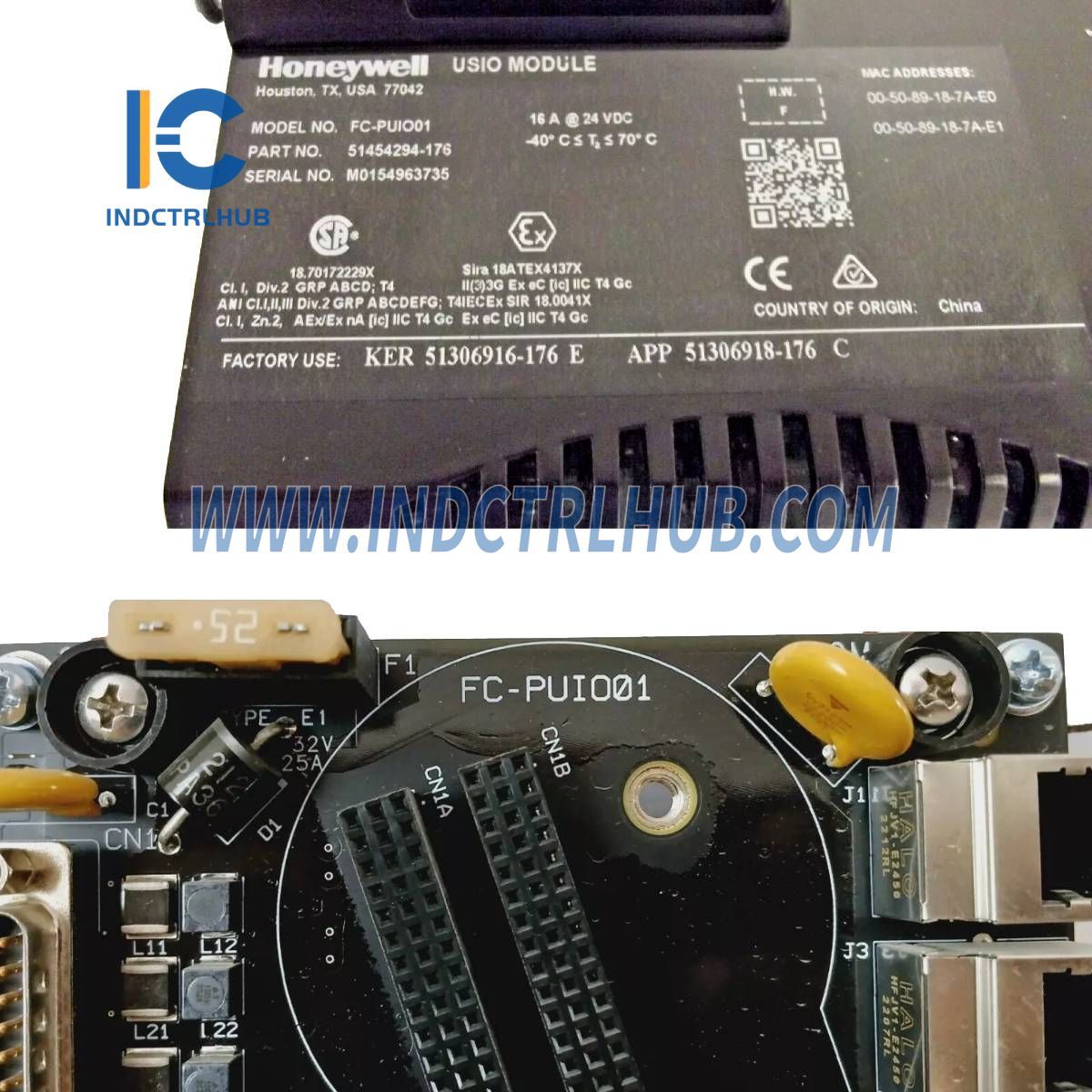 Honeywell FC-PUIO01 51454294-176 Univerzalni modul za kondicioniranje signala (USC)