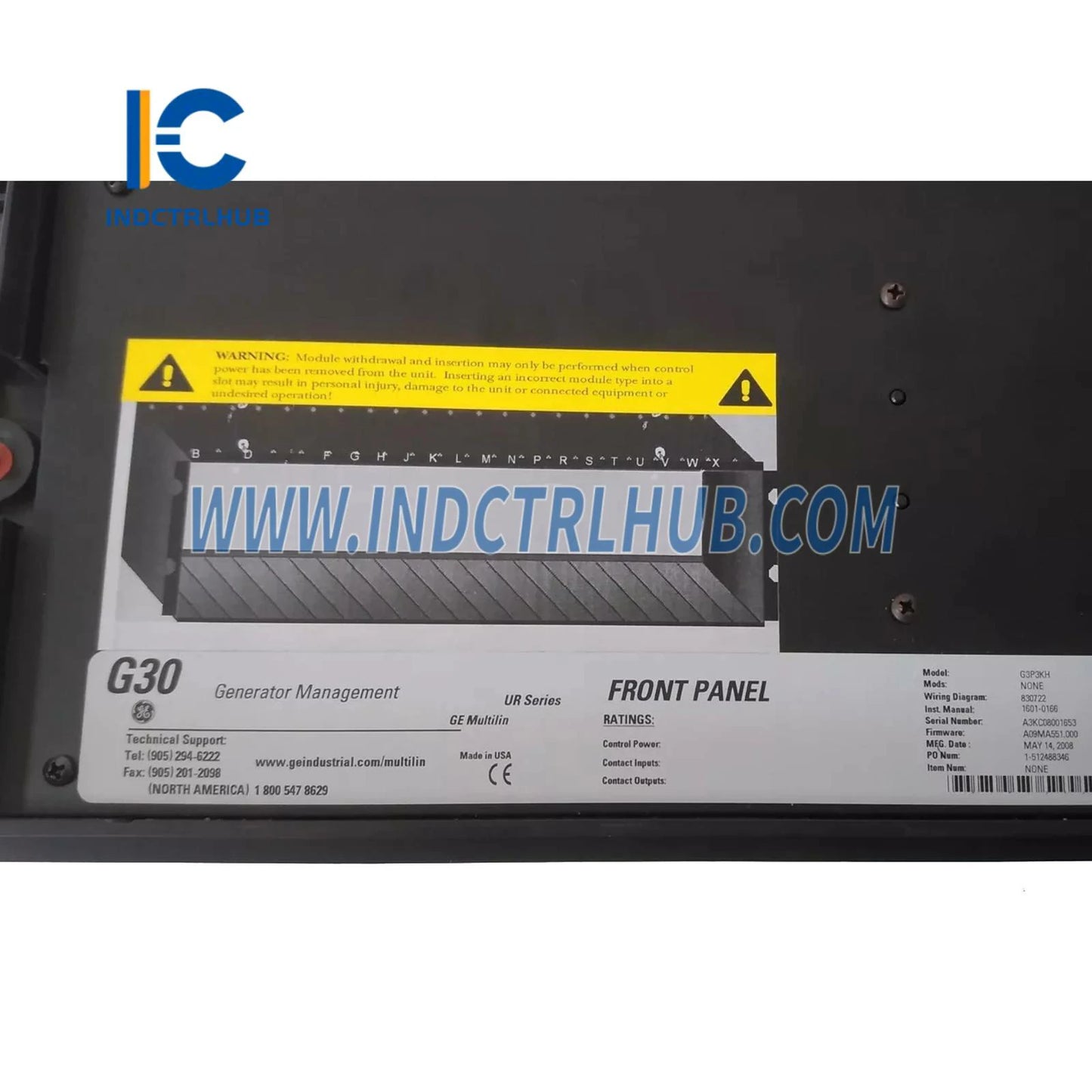 سیستم حفاظت ژنراتور GE G30-V03-HKH-F8L-H6D-M8L-P6X-U6T-WXX