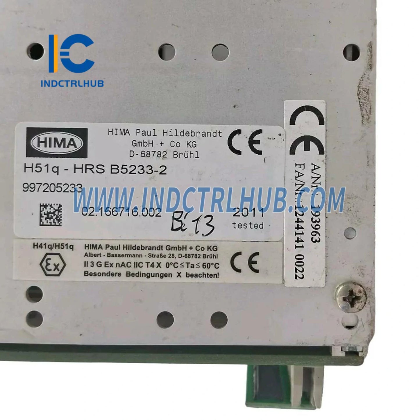 Sistema Electrónico Programable Relacionado con la Seguridad HIMA H51Q-HRS