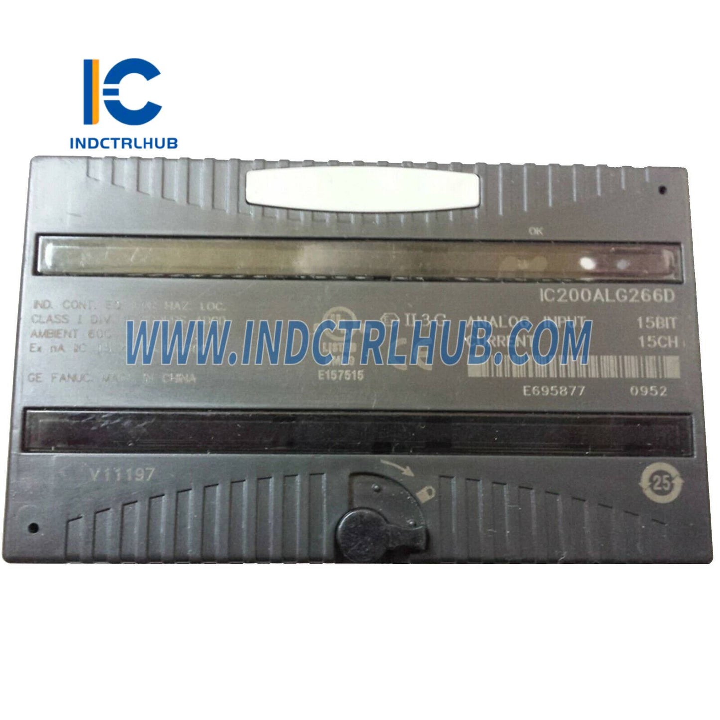 GE IC200ALG266 VersaMax 15-Channel Analog Input Module - VersaMax 15-Channel Analog Input Module