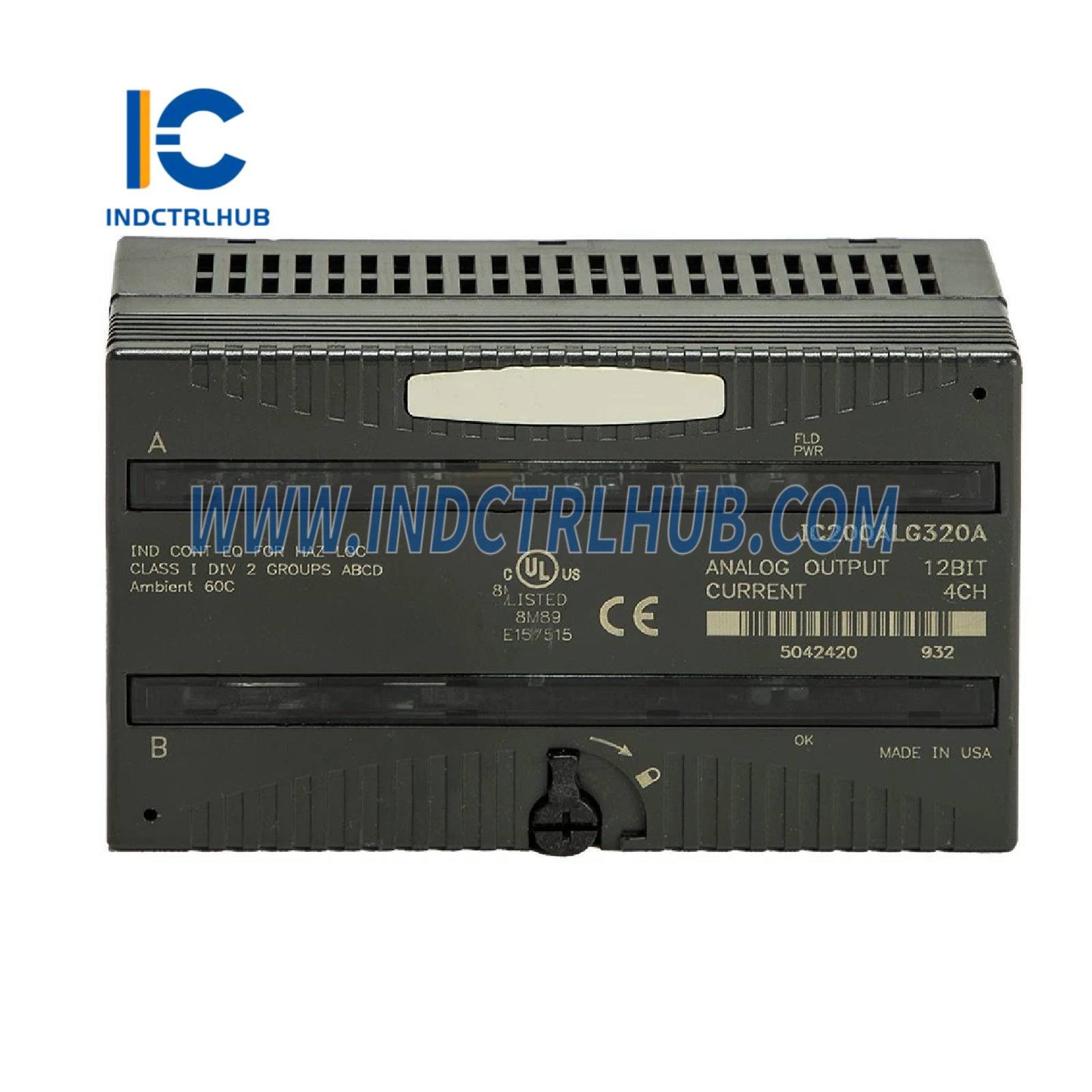 GE IC200ALG320D VersaMax 4-Channel Analog Output Module - VersaMax 4-Channel Analog Output Module