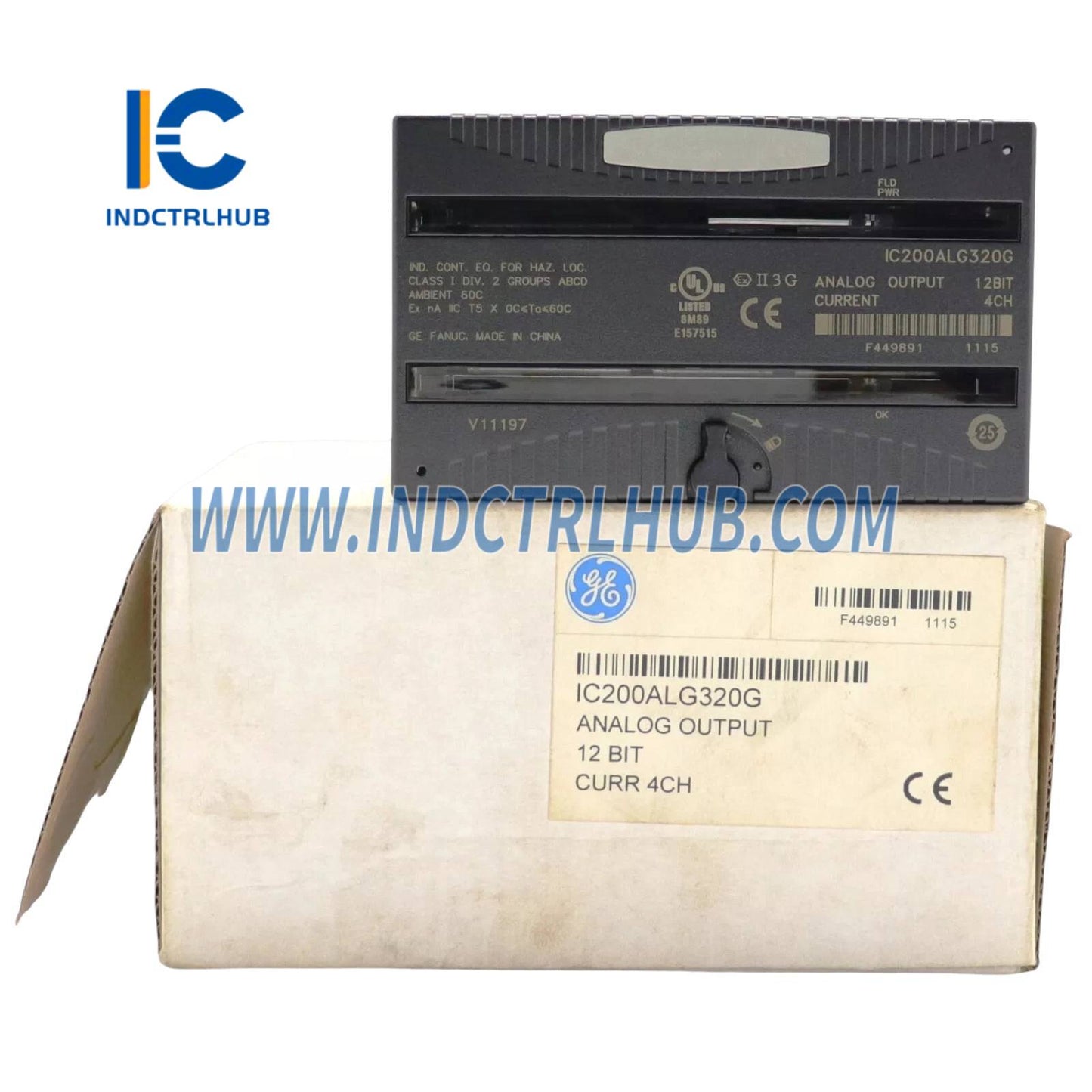 GE IC200ALG320G VersaMax 4-Channel Analog Output Module - VersaMax 4-Channel Analog Output Module