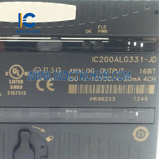 GE IC200ALG331-JD Module de sortie analogique isolée 4 canaux VersaMax