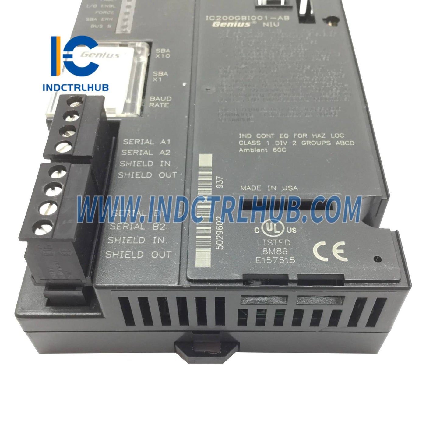 GE IC200GBI001-AB Genius Network Interface Unit