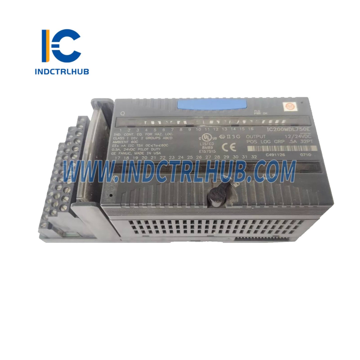 GE IC200MDL750L VersaMax Discrete Output Module