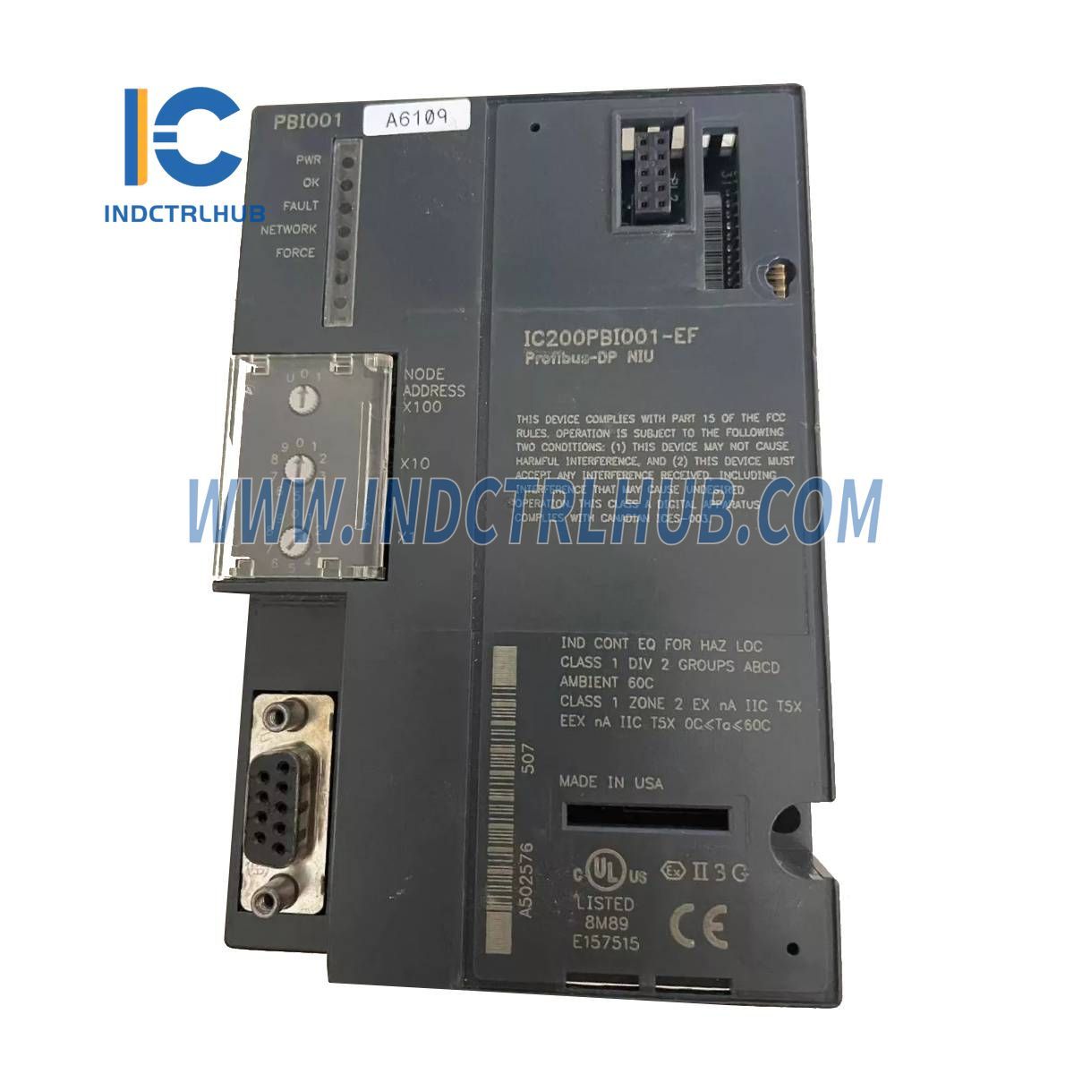 GE IC200PBI001 PROFIBUS-DP sieťová rozhranie jednotka