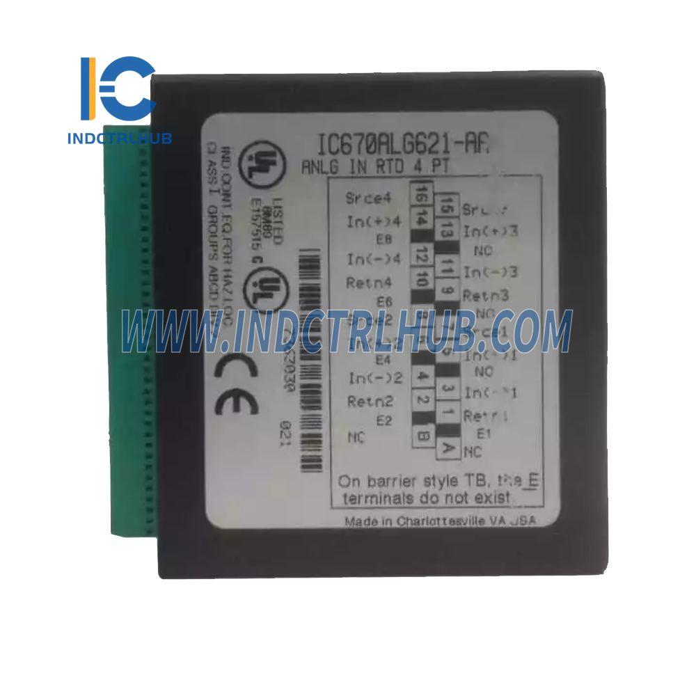 IC670ALG621-AA GE Analógový RTD vstupný modul riadenia v teréne