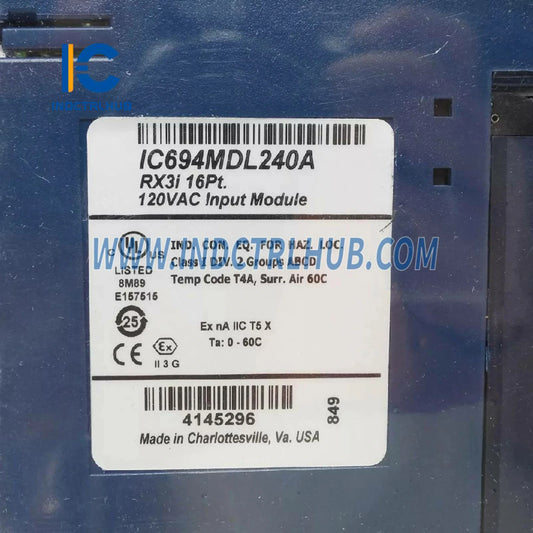 IC694MDL240 GE PACSystems RX3i AC Voltaj Giriş Modülü