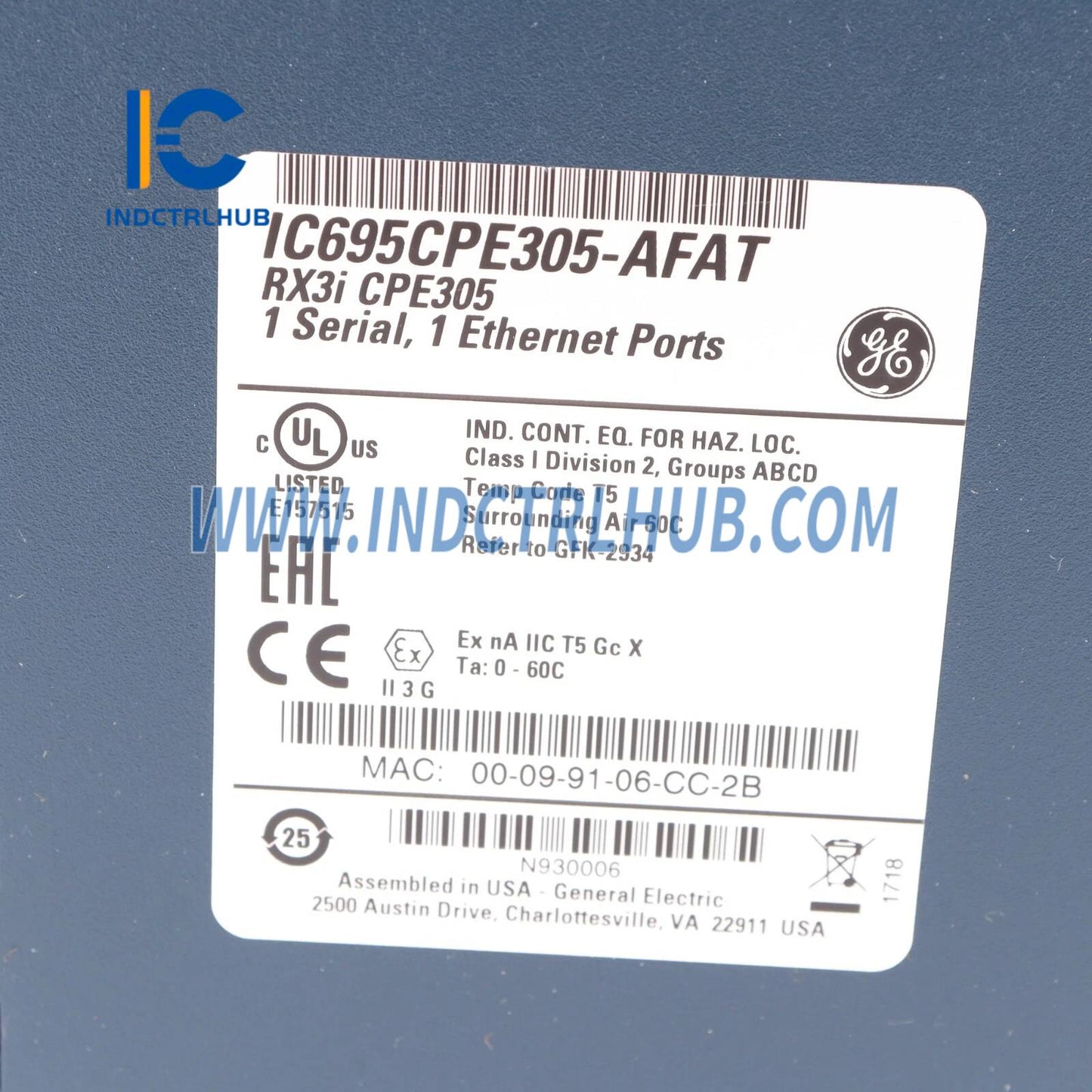 وحدة المعالجة المركزية GE IC695CPE305