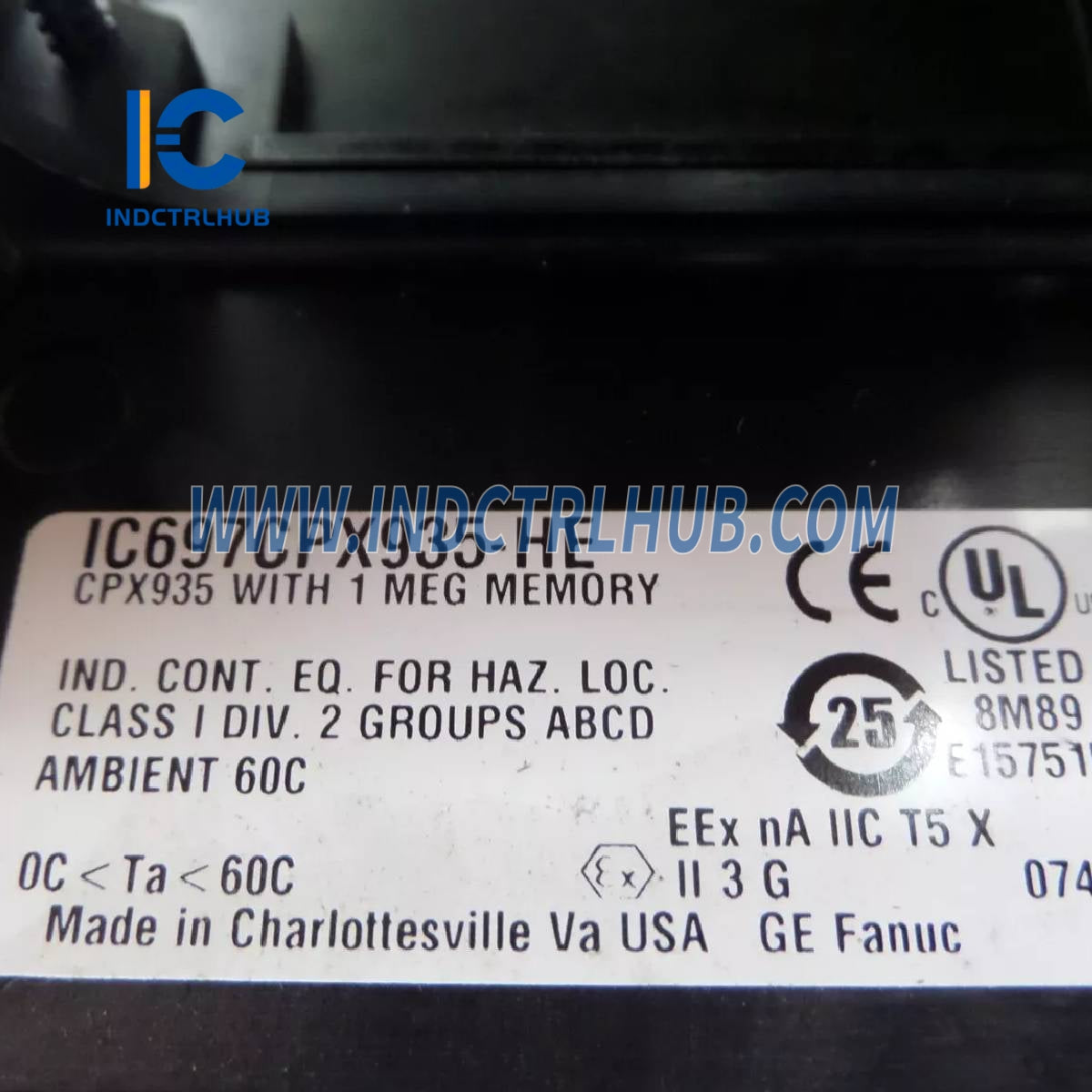 GE IC697CPX935-HE Central Processing Unit (CPU) Module