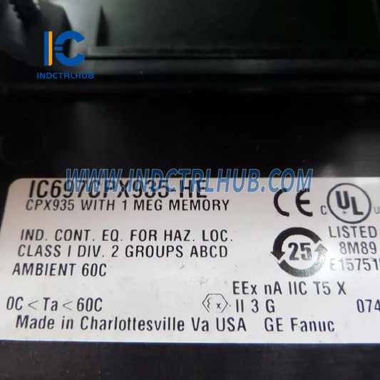 GE IC697CPX935-HE Merkezi İşlem Birimi (CPU) Modülü
