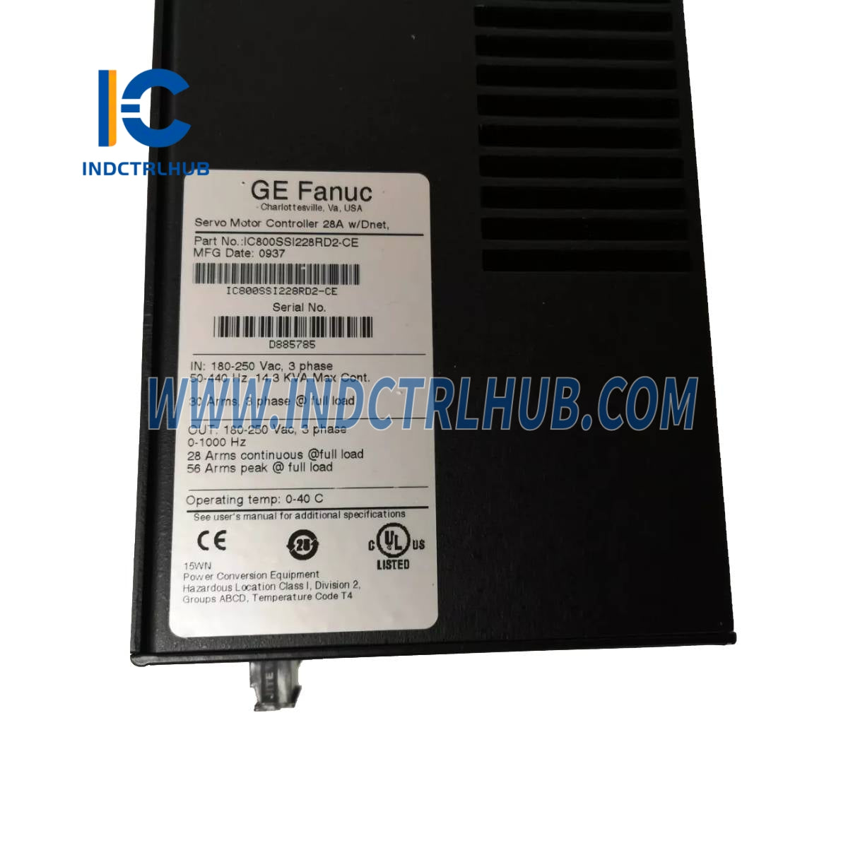 GE IC800SSI228RD2 ovládač servomotora