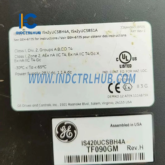 GE IS420UCSBH4A vezérlő modul