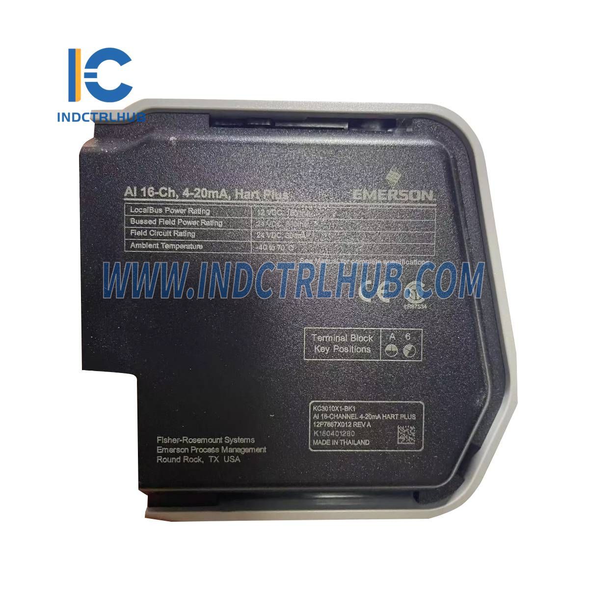 אמרסון KC3010X1-BK1 סדרת S AI 16-ערוצים 4-20mA HART פלוס