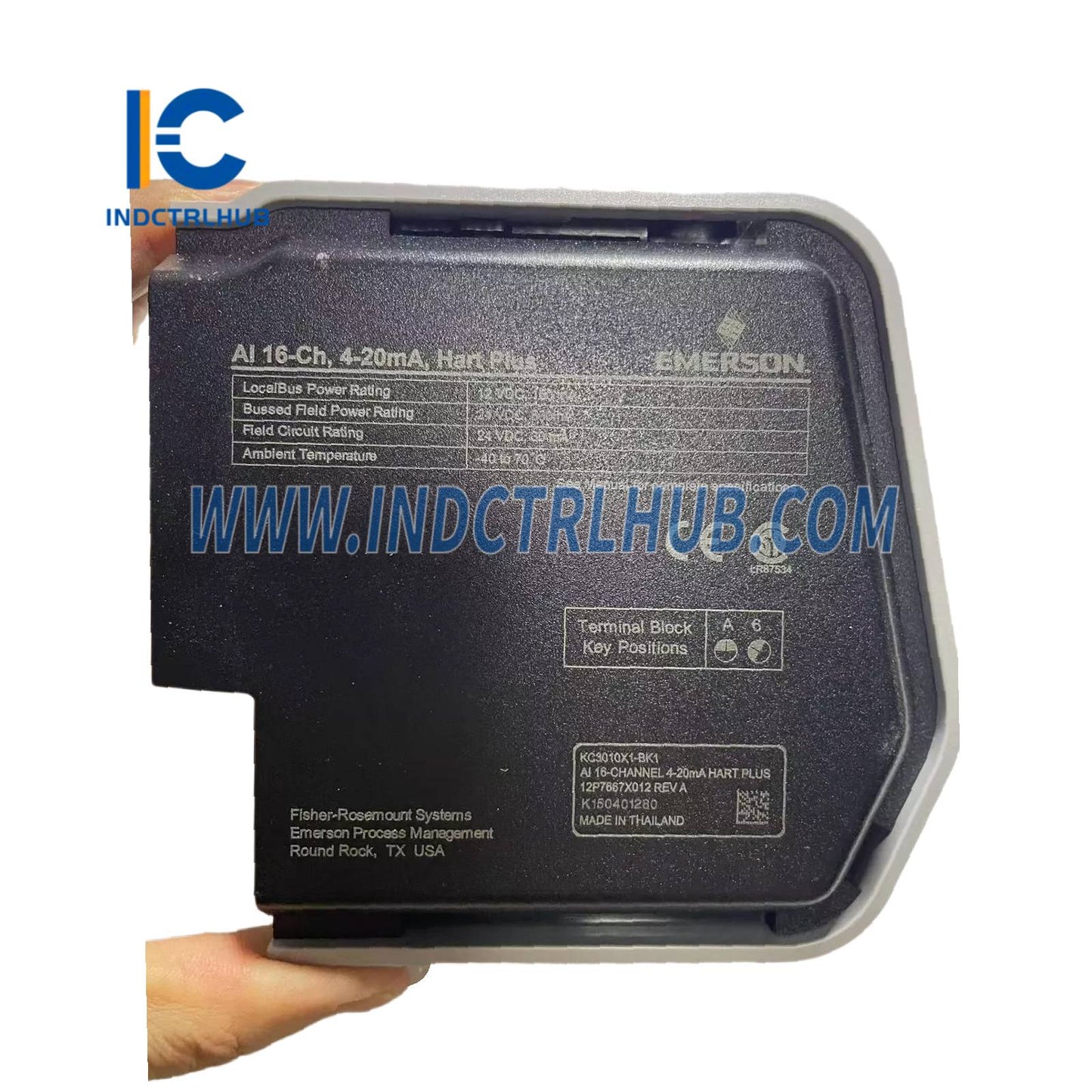 Emerson KC3010X1-BK1 AI 16-kanálová 4–20 mA HART Plus karta