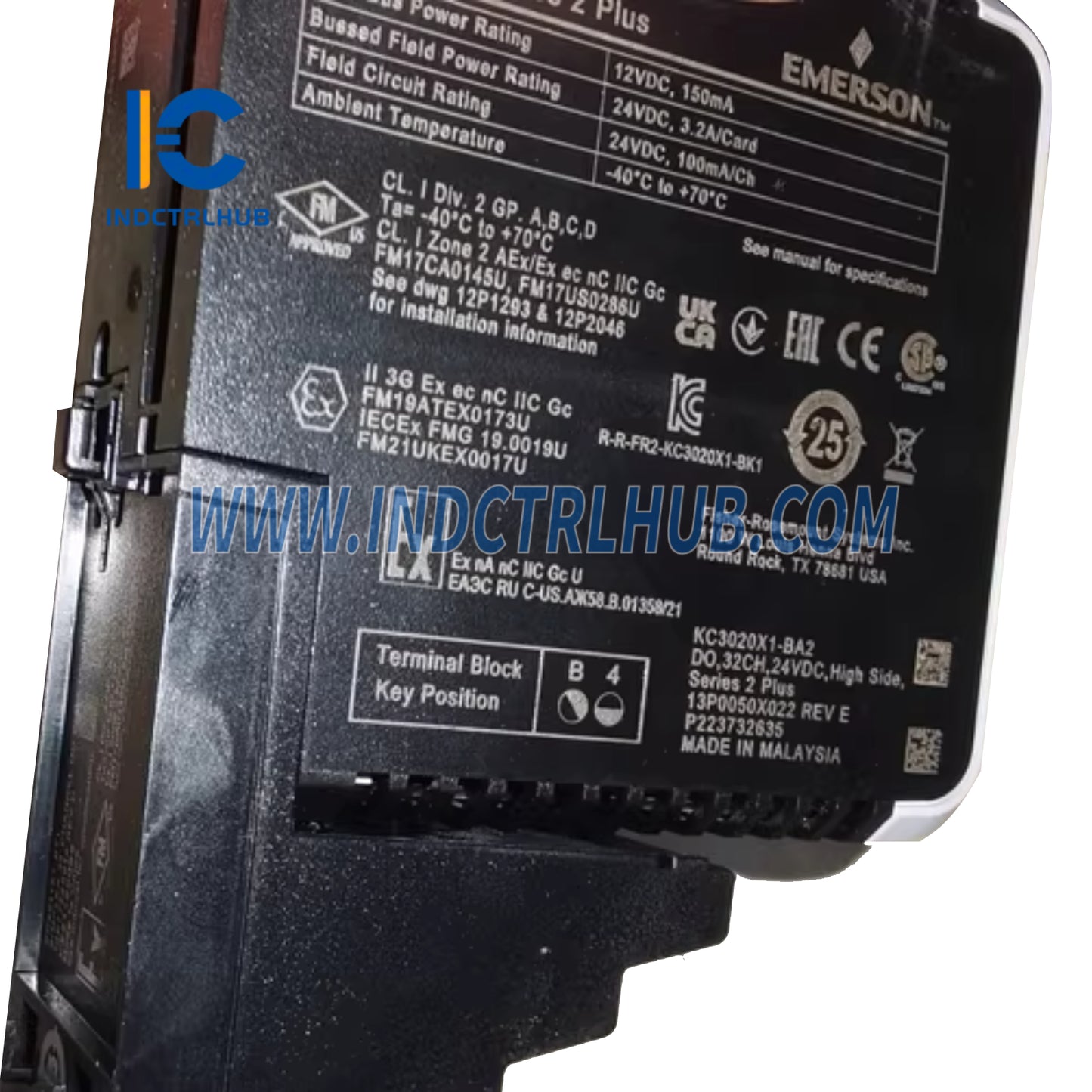 Emerson KC3020X1-BA2 DO 32-kanálová 24VDC karta s vysokou stranou Plus