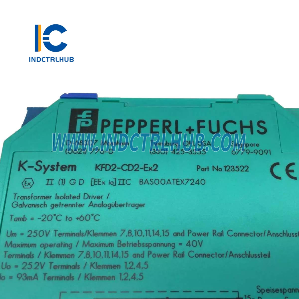 Pepperl+Fuchs KFD2-CD2-EX2 prúdový ovládač