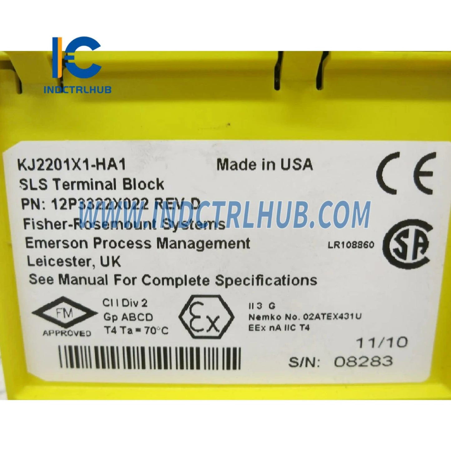 Emerson KJ2201X1-BA1 12P3162X122 SLS 1508 Logic Solver