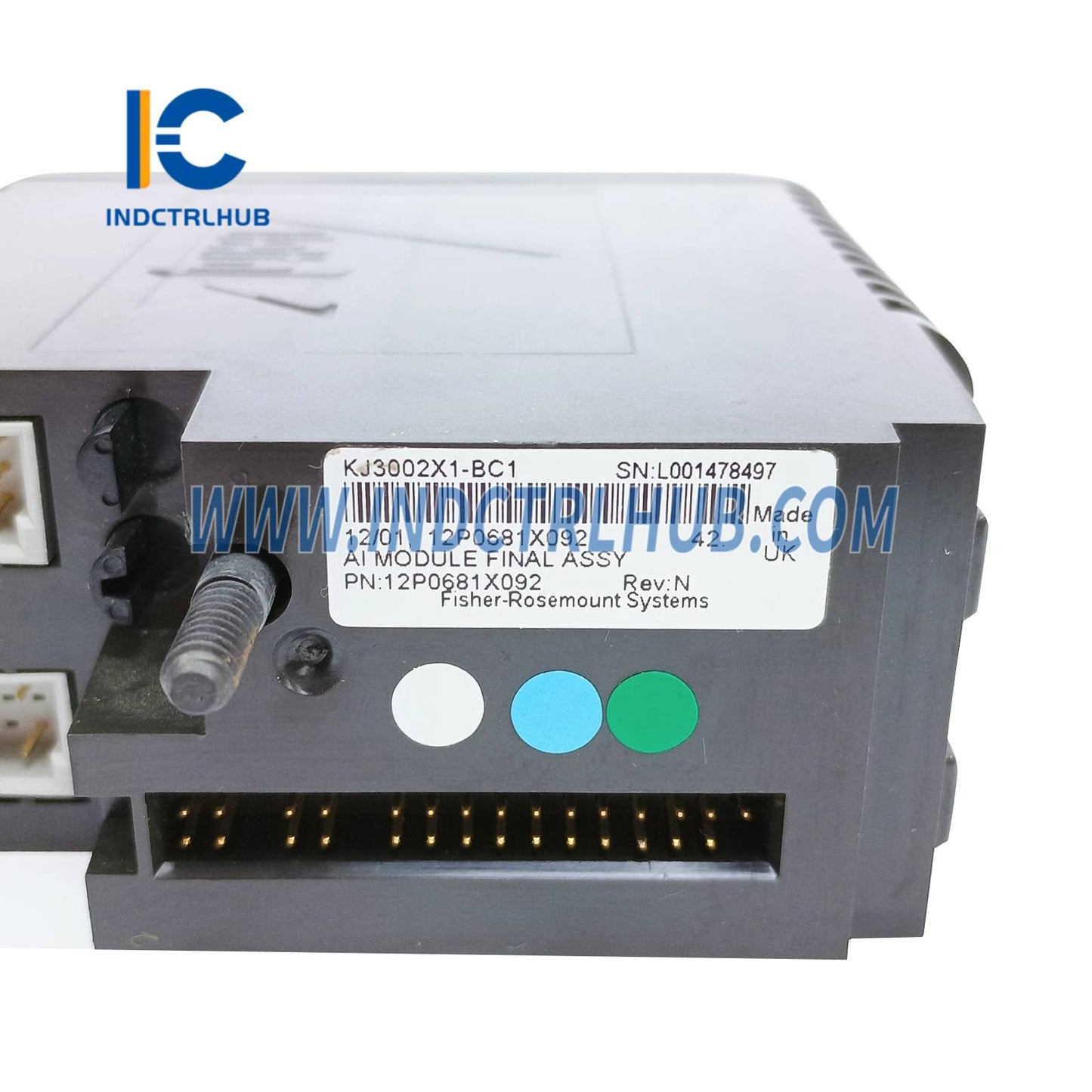 Emerson KJ3002X1-BC1 12P0681X092 2-Wire Analog Input Card, 8-Channel, 4–20 mA