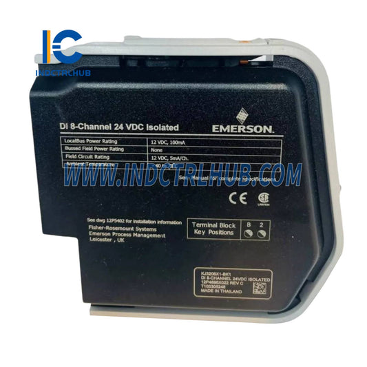Emerson KJ3206X1-BK1 S-séria DI 8-kanálová 24 VDC izolovaná karta