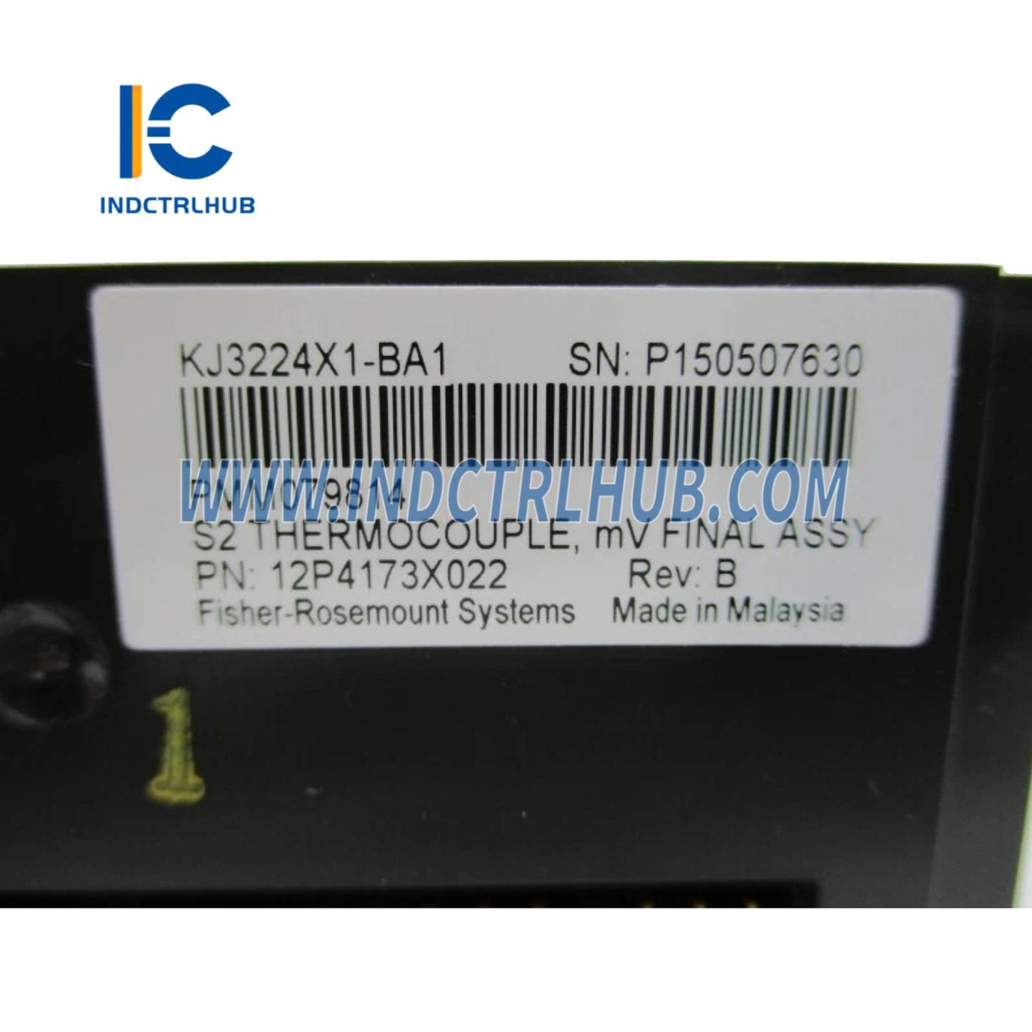Emerson KJ3224X1-BA1 Thermocouple / mV Input Card