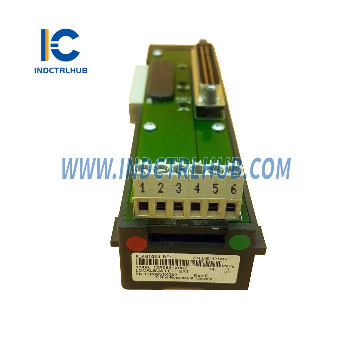 Emerson KJ4010X1-BF1 12P0831X062 Left LocalBus Extender Cable Assembly