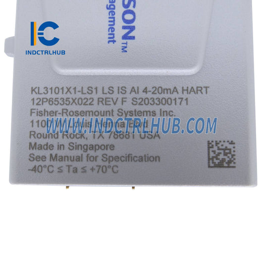 Emerson KL3101X1-LS1 I.S. AI 4-20 mA HART CHARM