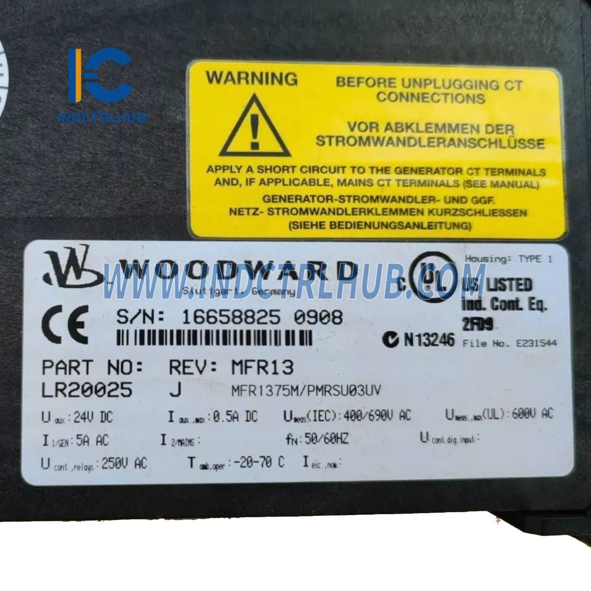 Woodward LR20025 Multifunkčné relé (MFR13)