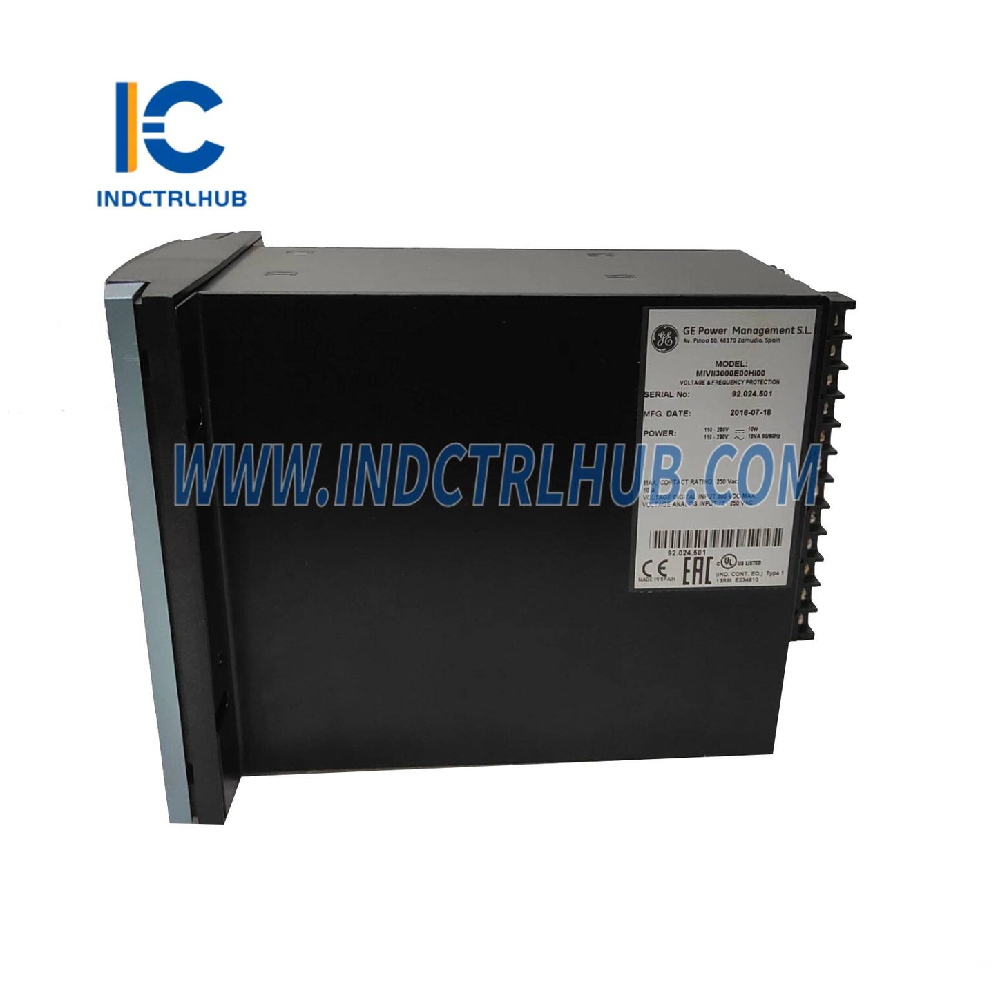 GE MIVII3000E00HI00 Multilin MIV II Rơ le Điện áp/Tần số