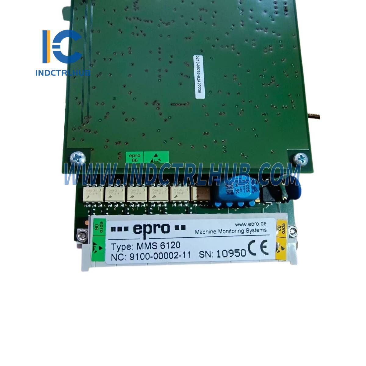 EPRO MMS 6120 מוניטור רעידות למיסבים עם ערוץ כפול