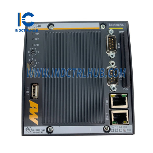 Modul ovládača Bachmann MPC240 (PLC/CPU) s pamäťou 64 MB