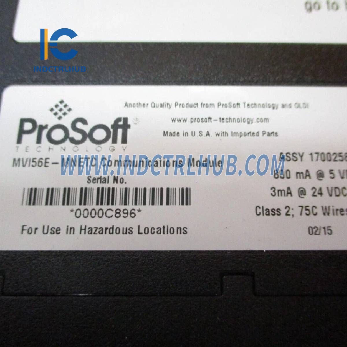 ProSoft MVI56E-MNETC Modbus TCP/IP klient rozšírený komunikačný modul