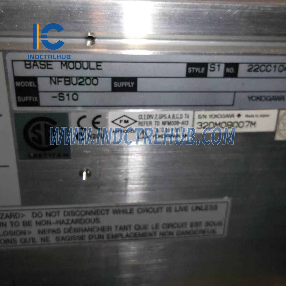 Yokogawa NFBU200-S10 Base Module
