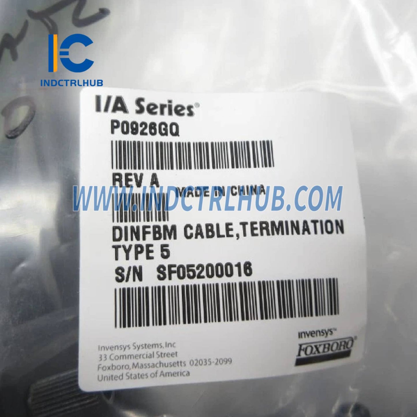 كابل إنهاء نوع Foxboro P0926GQ 5