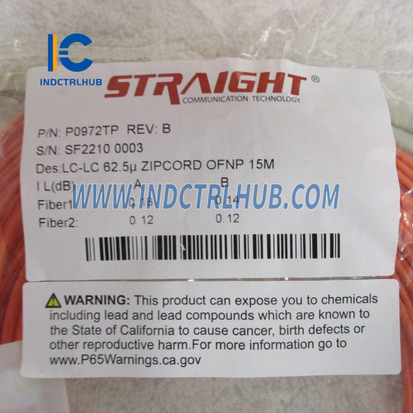 Kabel Serat Optik Foxboro P0972TP LC ke LC