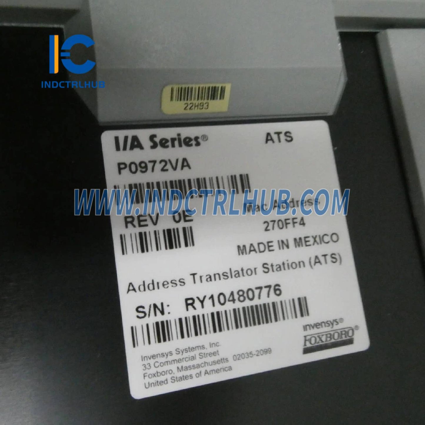 Foxboro P0972VA Address Translation Station (ATS) Module