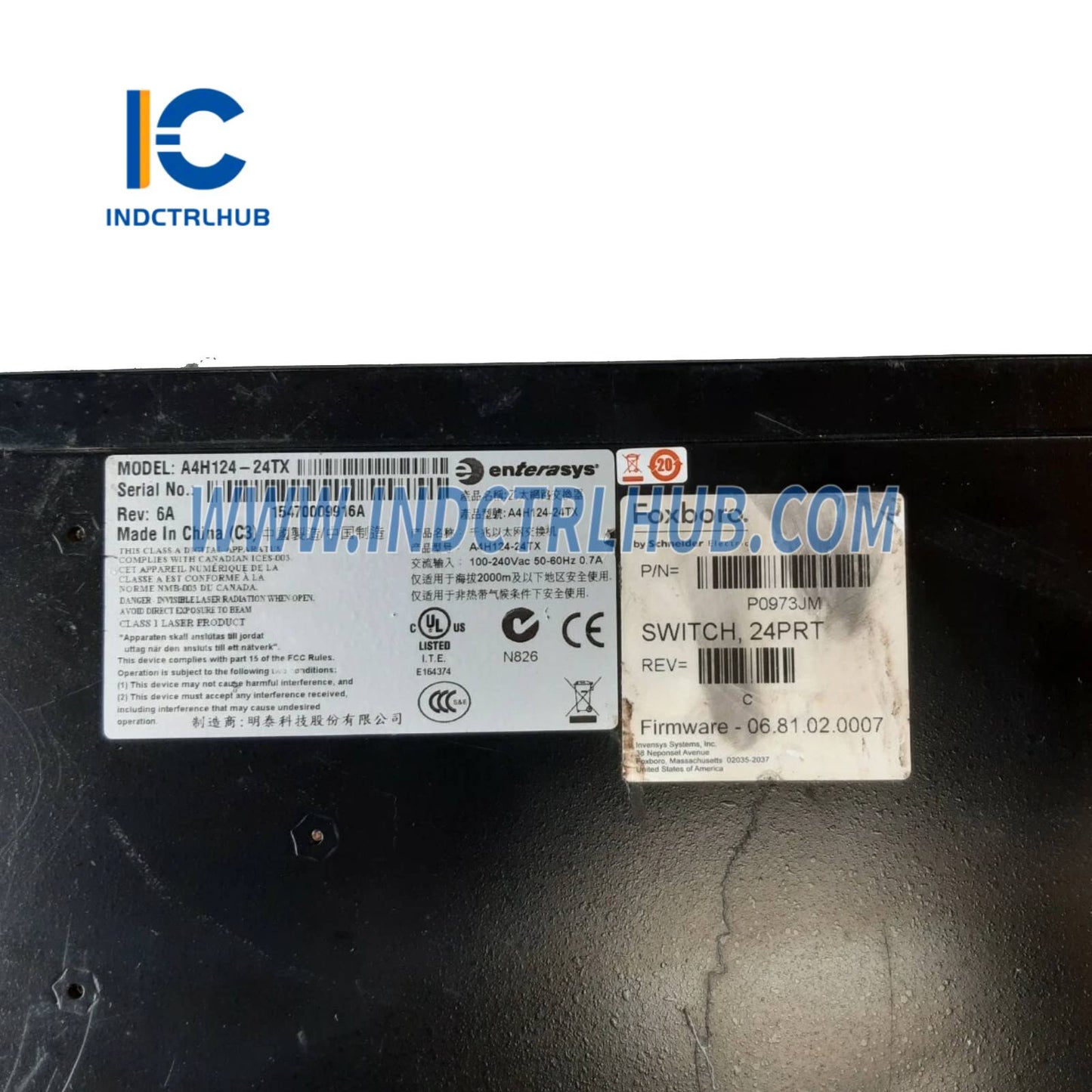 Foxboro P0973JM Seri A4 Switch Terkelola Tembaga 24-Port
