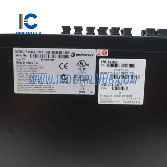 מפסק מנוהל סיבים אופטים Foxboro P0973JN עם 24 פורטים