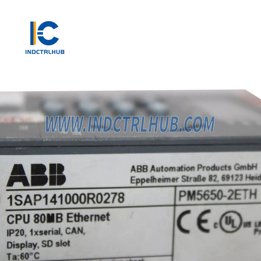 1SAP141000R0278 | ABB PM5650-2ETH Verwerkermodule