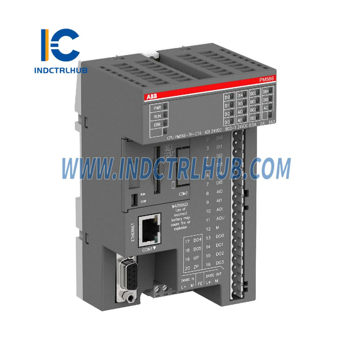 1SAP121500R0071 | ABB PM566-TP-ETH Programmējams loģikas kontrolieris