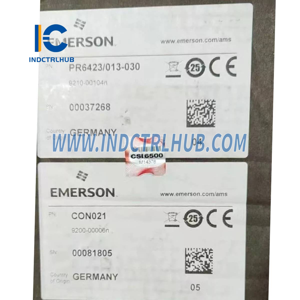 Emerson EPRO PR6423/013-030+CON021 ממיר אות זרם אדדי עם חיישן