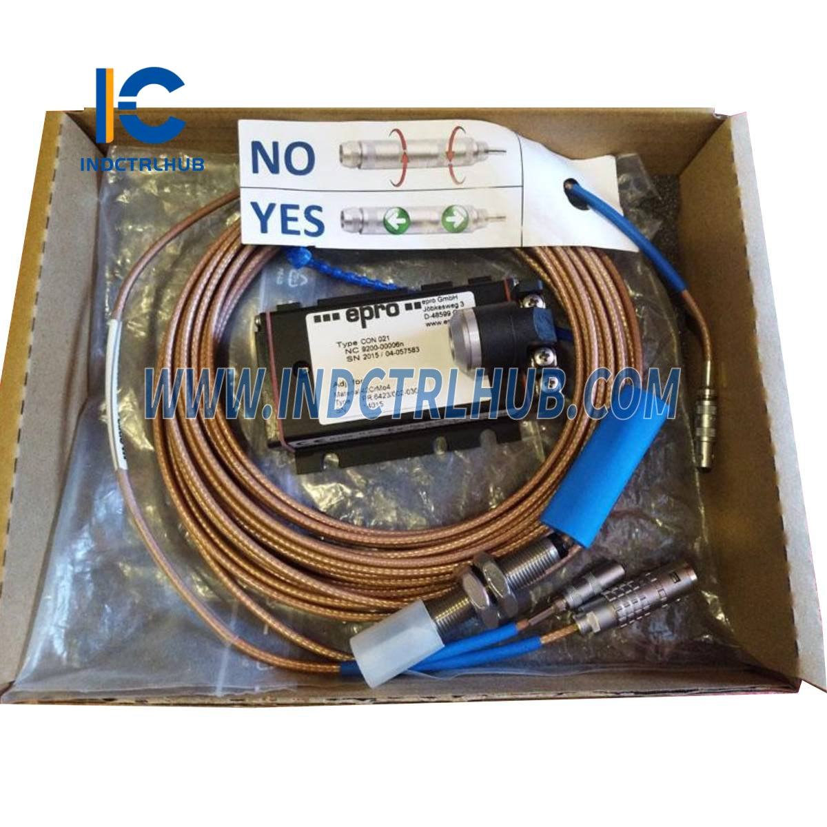 Emerson EPRO PR6423/002-030+CON021 ממיר אות זרם אדדי עם חיישן