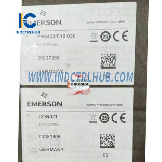 Emerson EPRO PR6423/010-030+CON021 Eddy Current Sensor with CON021 Converter
