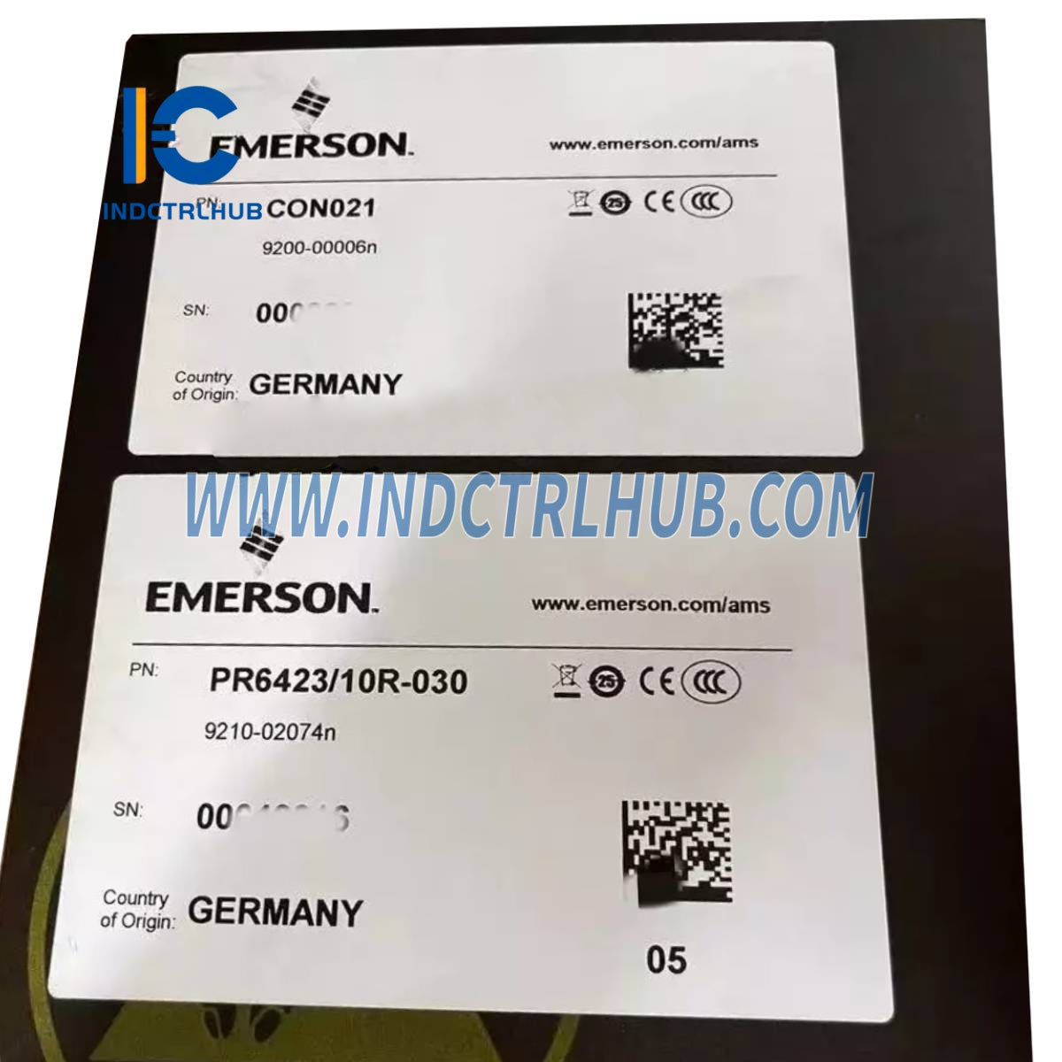 Emerson EPRO PR6423/10R-030+CON021 Eddy Current Signal Converter with Sensor