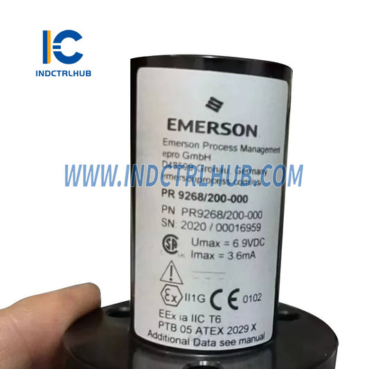 Emerson EPRO PR9268/200-000 Electrodynamic Velocity Sensor