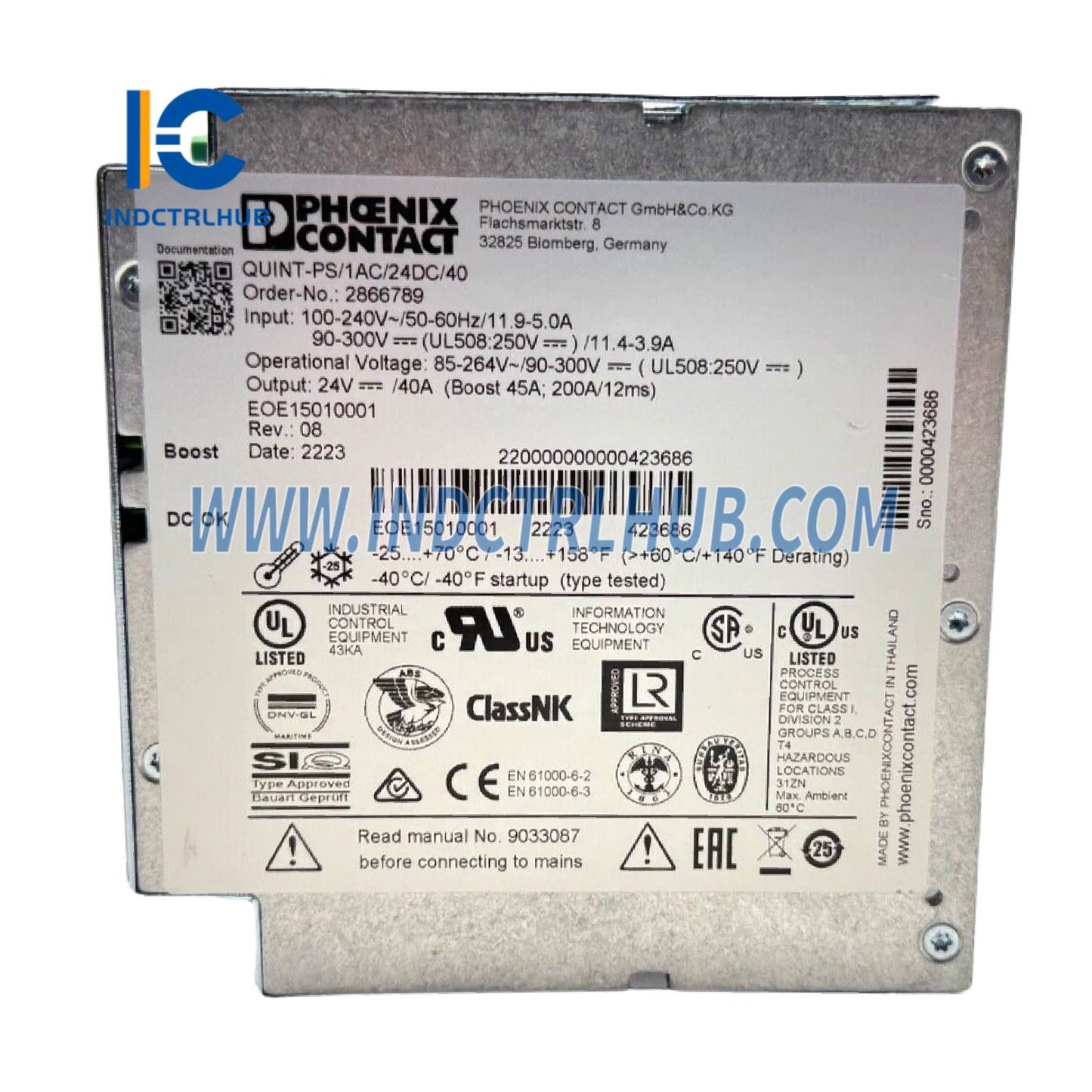 PHOENIX CONTACT QUINT-PS/1AC/24DC/40 Napajanje jedinica